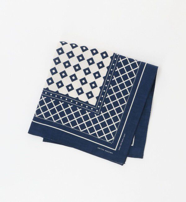 UNITED ARROWS「コモン バンダナ」|ハンカチ|NAVY
