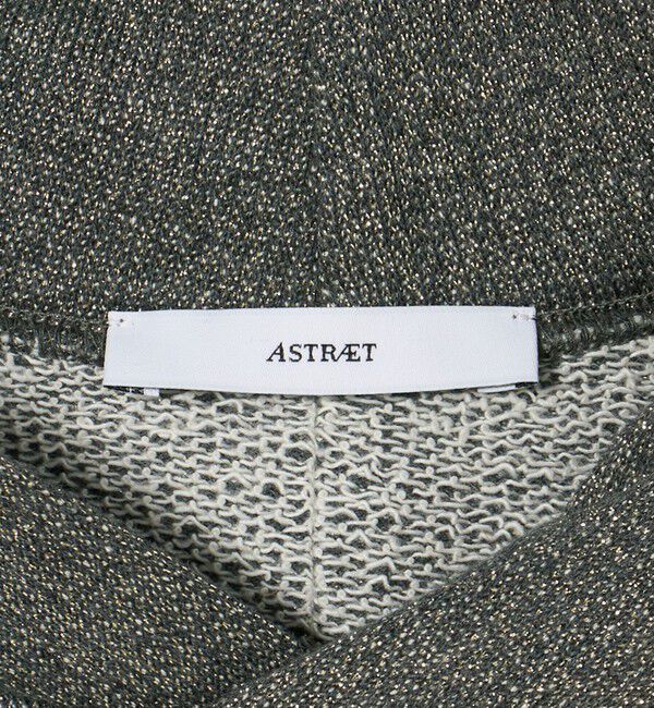 ASTRAET「＜ASTRAET＞ラメ ウラケ フーデッド ノースリーブプルオーバー」|パーカー|