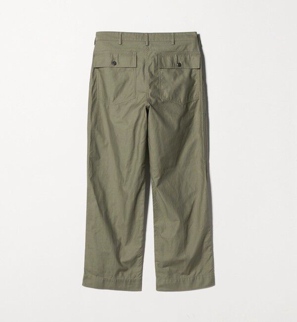 UNITED ARROWS「オーガニックコットン バックサテン ファティーグパンツ」|チノ|