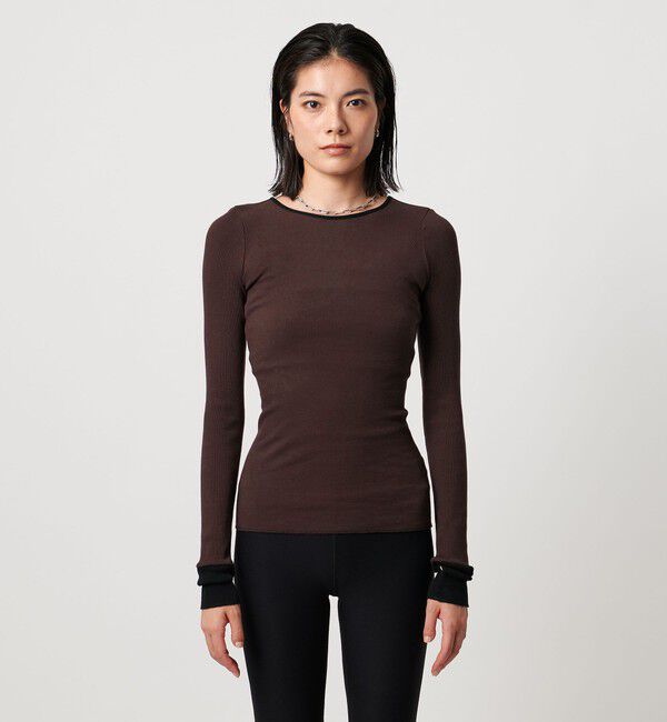 UNITED ARROWS「＜TO UNITED ARROWS＞リブ ロングスリーブ カットソー」|Tシャツ・カットソー|