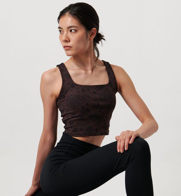 UNITED ARROWS「＜TO UNITED ARROWS＞CLOUD  バンダナプリント ブラトップ」|スポーツ|DK.BROWN