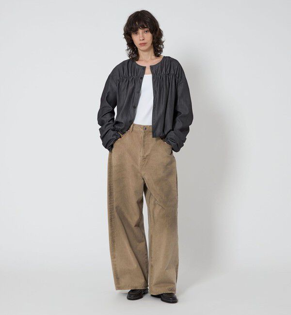 ASTRAET「＜ASTRAET＞BIG バルーン カラーデニムパンツ UNISEX」|デニム|