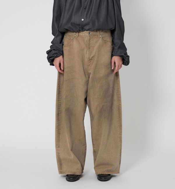 ASTRAET「＜ASTRAET＞BIG バルーン カラーデニムパンツ UNISEX」|デニム|