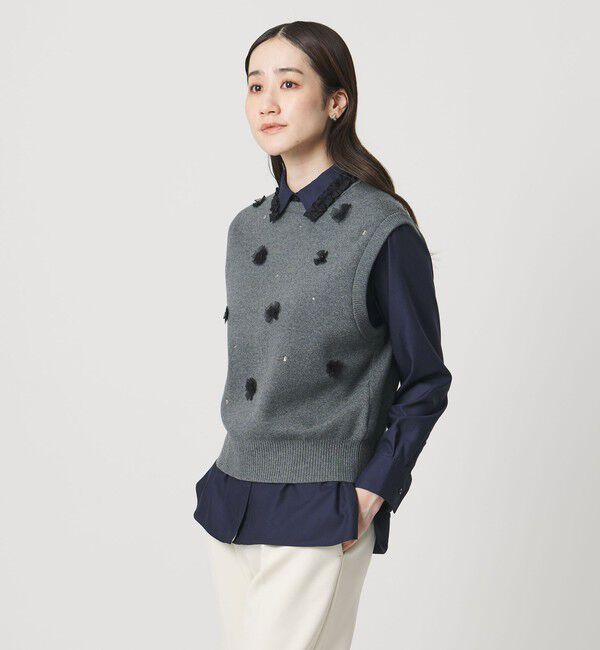 UNITED ARROWS「ミニフリルシャツ‐ウォッシャブル‐」|シャツ・ブラウス|