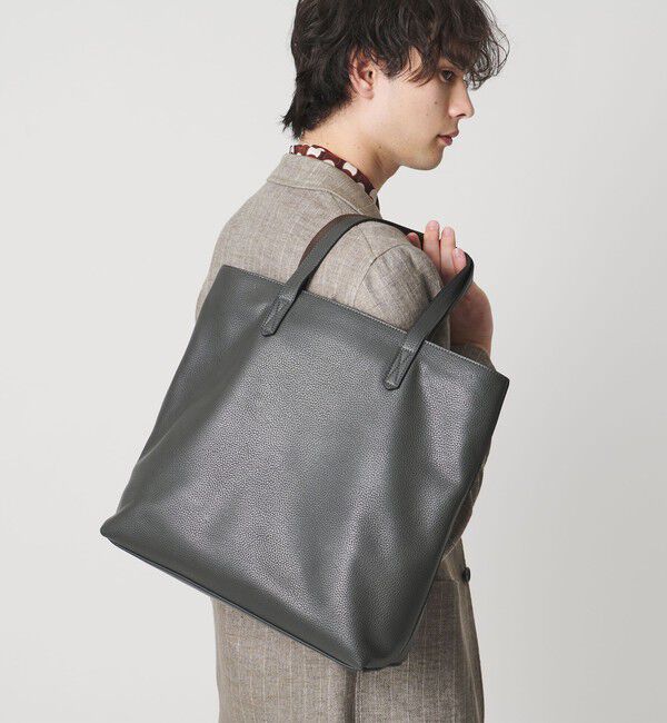 UNITED ARROWS「レザーライク トートバッグ TALL」|トートバッグ|