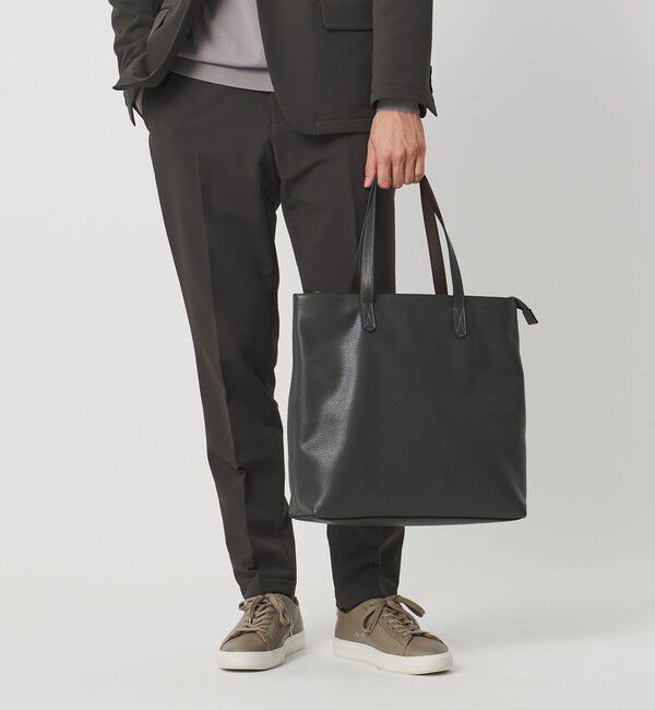UNITED ARROWS「レザーライク トートバッグ TALL」|トートバッグ|