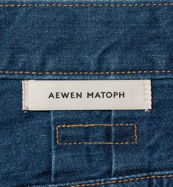 AEWEN MATOPH「＜AEWEN MATOPH＞デニムカーブパンツ」|デニム|