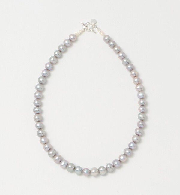 UNITED ARROWS「＜les bonbon＞lunelle GRAY パール ネックレス」|ネックレス|LT.GRAY