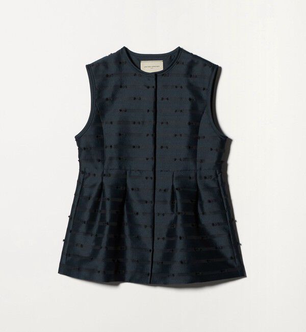 UNITED ARROWS「リボン カットジャガード ベスト」|ベスト・ジレ|