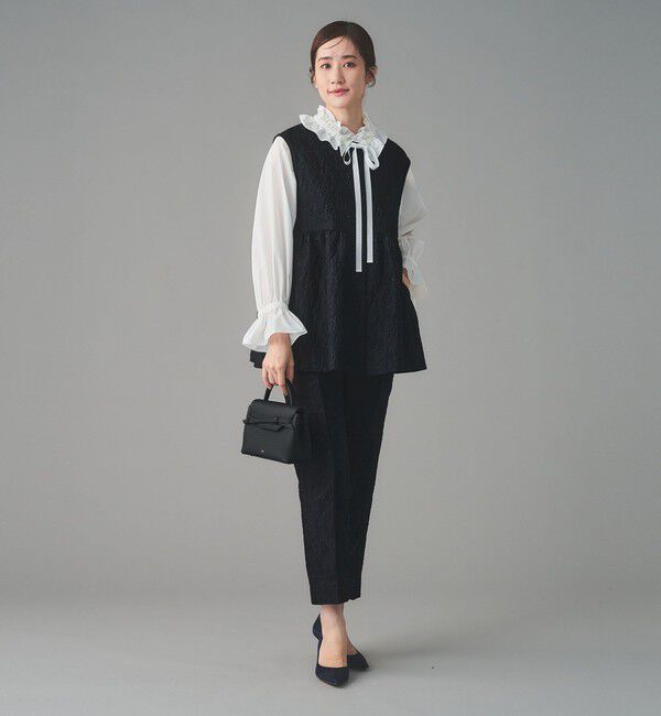 UNITED ARROWS「GISHA 2トーン ジャガード パンツ」|スラックス|