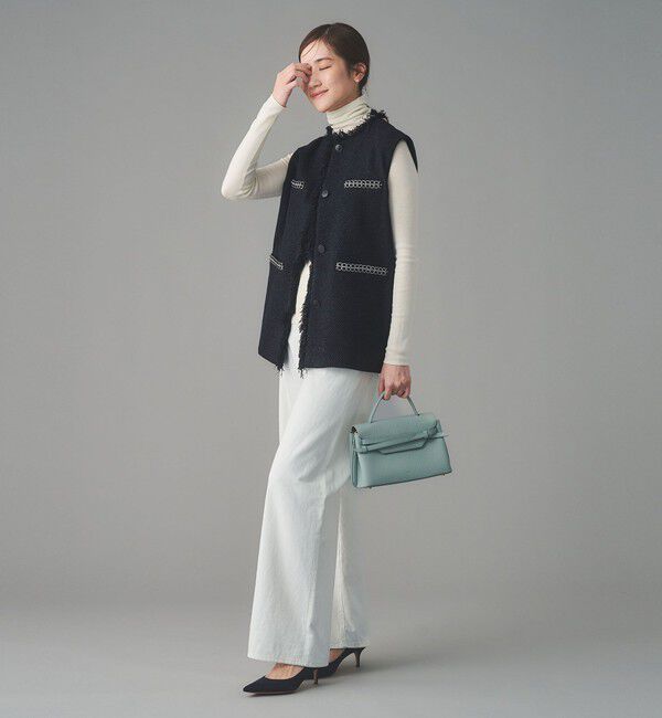 UNITED ARROWS「2トーン ツイードライク ベスト」|ベスト・ジレ|