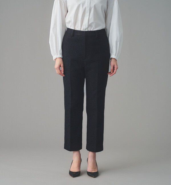 UNITED ARROWS「2トーン ツイードライク パンツ」|スラックス|