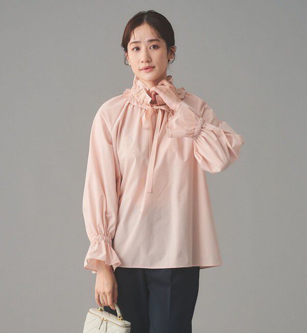 UNITED ARROWS「レースフリルカラー 2WAY ブラウス ‐はっ水‐」|シャツ・ブラウス|