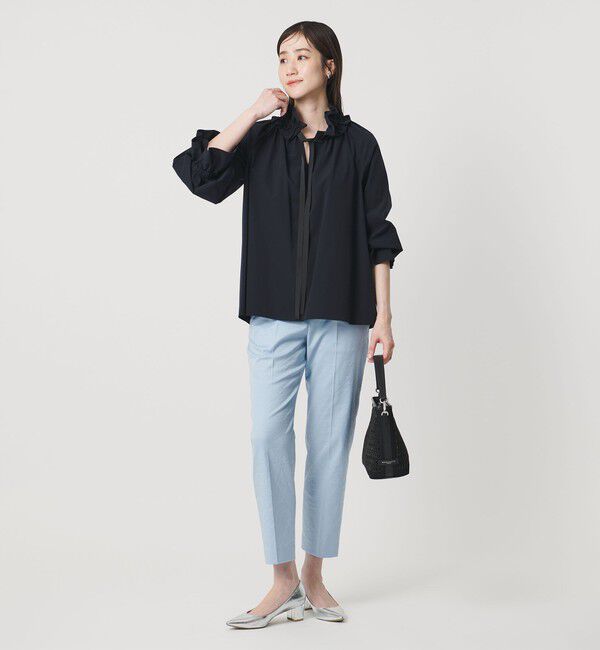 UNITED ARROWS「レースフリルカラー 2WAY ブラウス ‐はっ水‐」|シャツ・ブラウス|