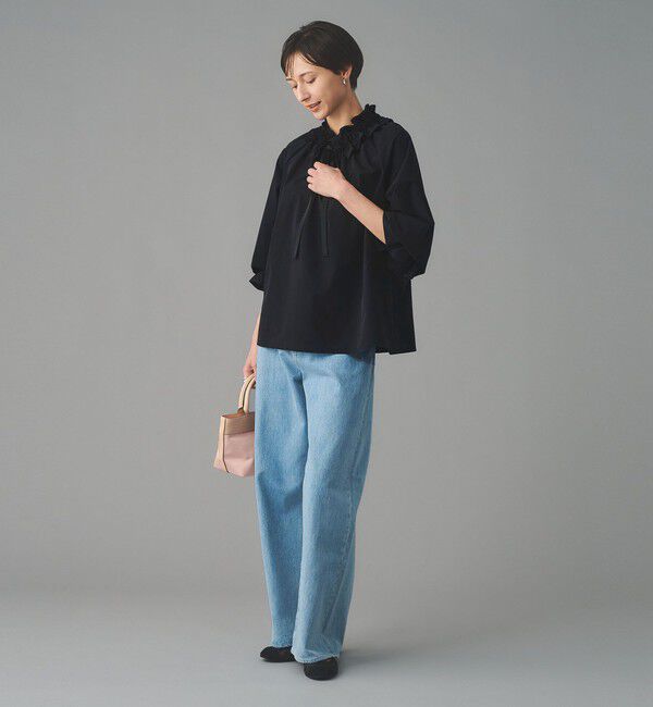 UNITED ARROWS「レースフリルカラー 2WAY ブラウス ‐はっ水‐」|シャツ・ブラウス|