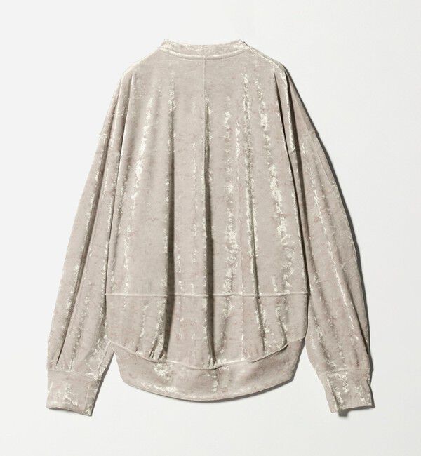 ASTRAET「＜ASTRAET＞ベロア スソジップ クルーネックカットソー」|Tシャツ・カットソー|