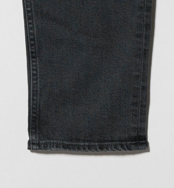 UNITED ARROWS「カイハラデニム ブラック スリムテーパード」|デニム|