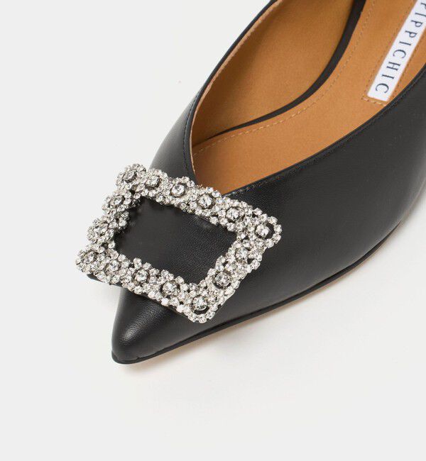 UNITED ARROWS「＜PIPPICHIC＞ANNA V JWL フラットパンプス」|パンプス|