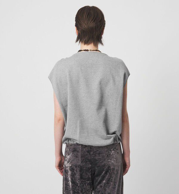 ASTRAET「＜ASTRAET＞ウラケ ボートネック ノースリーブカットソー」|スウェット・ジャージ|