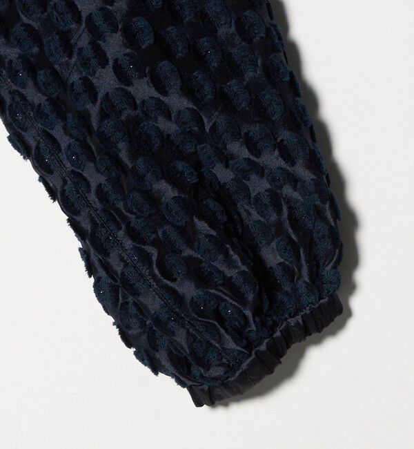 UNITED ARROWS「ラメ ドットジャガード ブラウス」|シャツ・ブラウス|