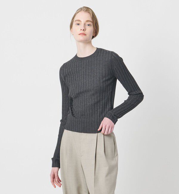 AEWEN MATOPH「＜AEWEN MATOPH＞リブハンドステッチニット」|ニット・セーター|
