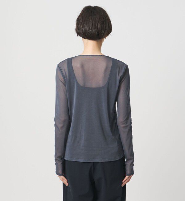 UNITED ARROWS「チュール ジャージー カットソー」|Tシャツ・カットソー|