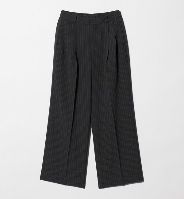 UNITED ARROWS「2タック ワイド ストレートパンツ ‐ウォッシャブル‐」|スラックス|