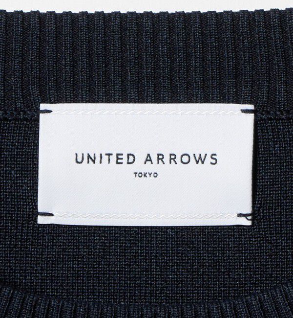 UNITED ARROWS「スウェットライク クルーネックニット ‐ウォッシャブル‐」|ニット・セーター|