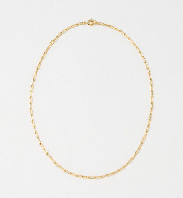 UNITED ARROWS「＜MARIHA＞S/R レクタングルチェーン ネックレス」|ネックレス|GOLD
