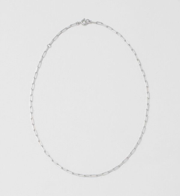 UNITED ARROWS「＜MARIHA＞S/R レクタングルチェーン ネックレス」|ネックレス|SILVER
