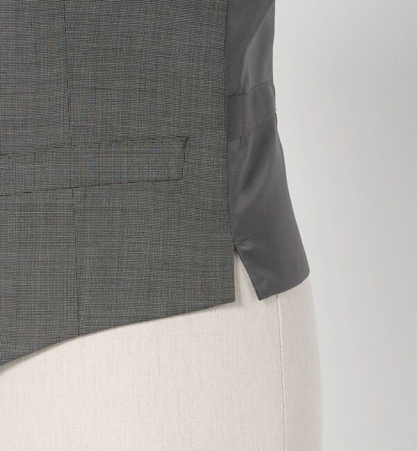 UNITED ARROWS「ピンチェック ５ボタン ベスト」|その他|