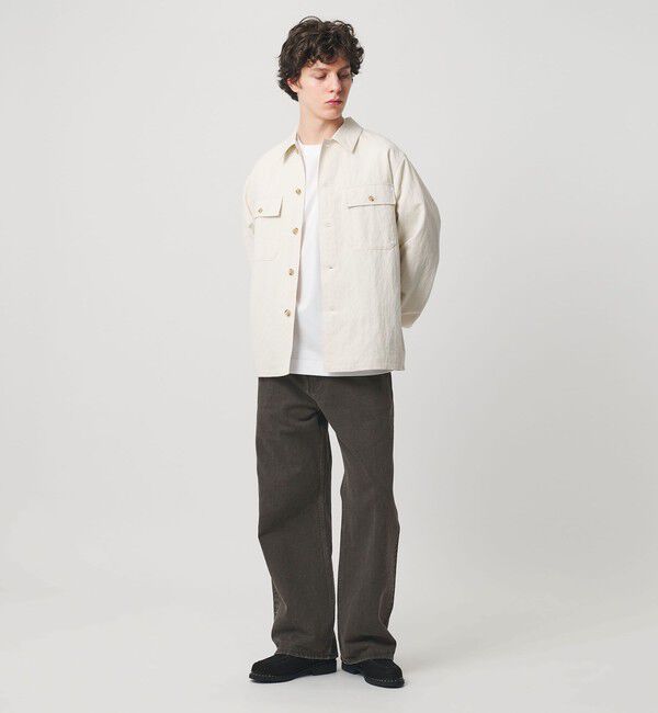 UNITED ARROWS「ロープ染めカラーデニム バギー5ポケット」|デニム|