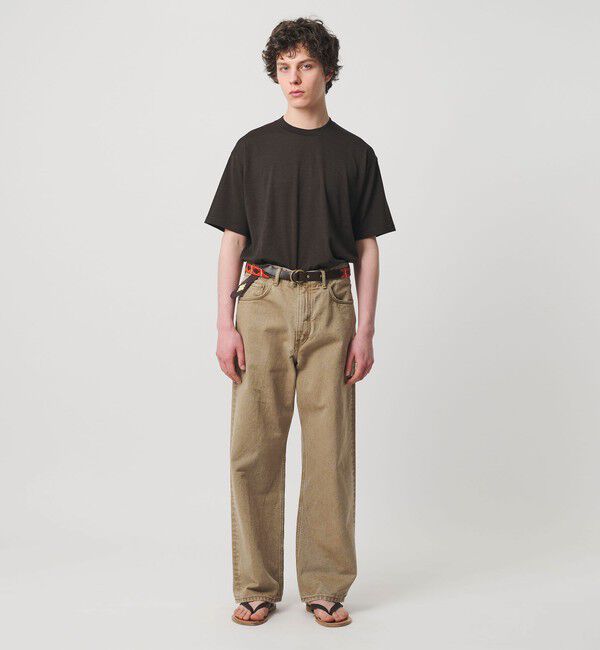 UNITED ARROWS「ロープ染めカラーデニム バギー5ポケット」|デニム|