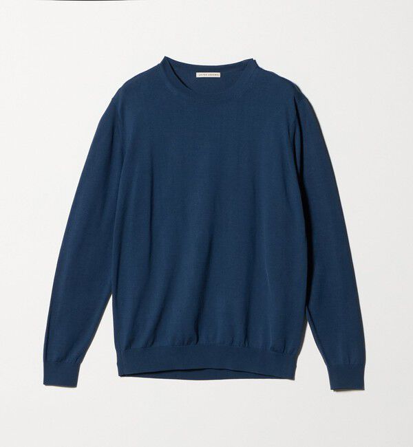 UNITED ARROWS「コットン ハイゲージ クルーネック ニット」|ニット・セーター|