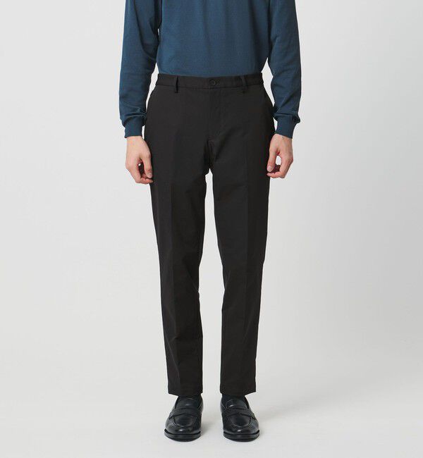 UNITED ARROWS「ダブルクロス ノープリーツ パンツ UA COZY ウォッシャブル ２WAYストレッチ はっ水」|スーツ|