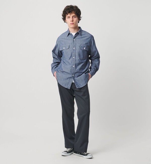 UNITED ARROWS「シオタ スビンシャンブレー ワークシャツ「SLOW &　」」|シャツ・ブラウス|