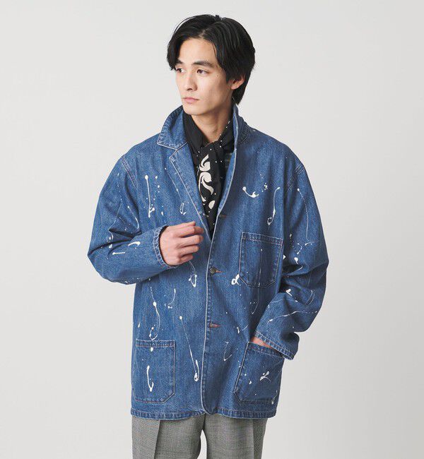 UNITED ARROWS「【別注】＜WESCOT＞ スプラッシュ ペイント デニム カバーオール」|その他|