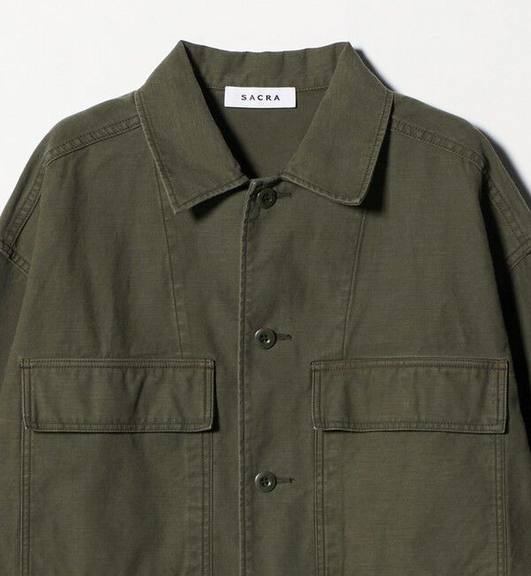 UNITED ARROWS「＜SACRA＞ミリタリージャケット」|ミリタリージャケット|