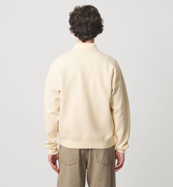 UNITED ARROWS「ブークレー ダブルフェイス ジップブルゾン」|カーディガン|