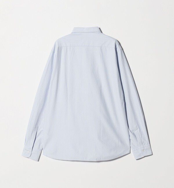 UNITED ARROWS「タイプライター ストライプ セミワイドカラーシャツ COMFORT EASY-MODEL　抗菌防臭」|シャツ・ブラウス|