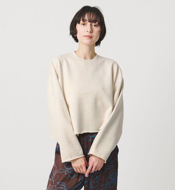 UNITED ARROWS「＜SACRA＞ヘムカット スウェット」|スウェット・ジャージ|NATURAL