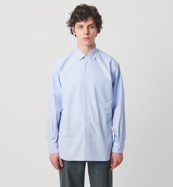 UNITED ARROWS「カリビアーナミルズ ポプリン レギュラーカラーシャツ」|シャツ・ブラウス|