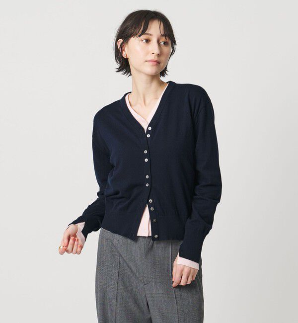 UNITED ARROWS「Vネック カーディガン」|カーディガン|