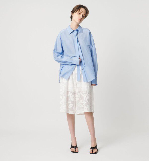 AEWEN MATOPH「＜AEWEN MATOPH＞コットンシルク ボウタイシャツ ‐ ウォッシャブル ‐」|シャツ・ブラウス|