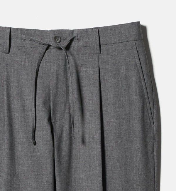 UNITED ARROWS「TR バックシャーリング １プリーツ イージー スラックス　ストレッチ 接触冷感」|スラックス|