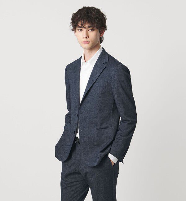 UNITED ARROWS「ツイル シングル 2ボタン テーラードジャケット COMFORT EASY-MODEL ストレッチ」|テーラードジャケット|