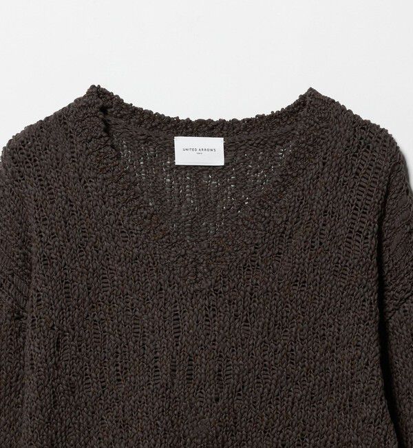 UNITED ARROWS「カラーミックス Vネックニット」|ニット・セーター|