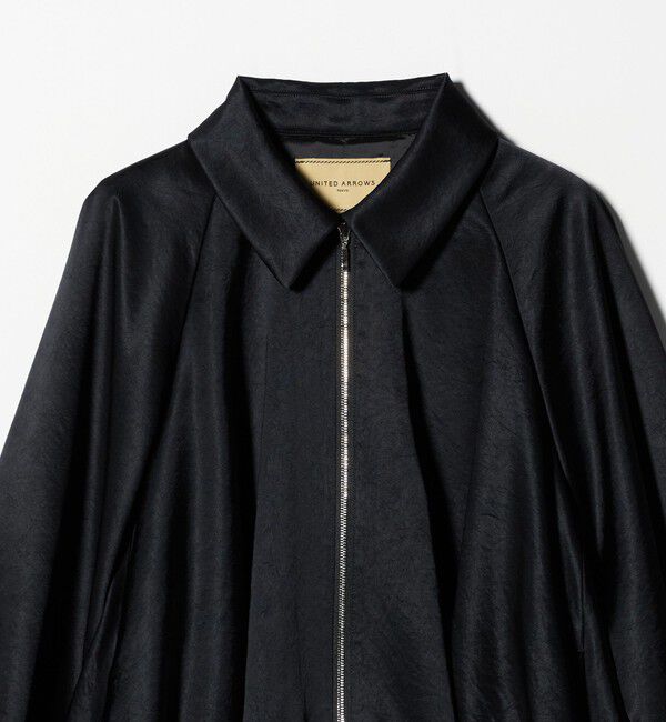 UNITED ARROWS「サテン ボリュームギャザー ブルゾン ‐ウォッシャブル‐」|ブルゾン・スタジャン|