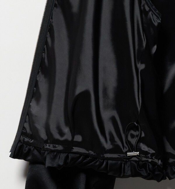 UNITED ARROWS「サテン ボリュームギャザー ブルゾン ‐ウォッシャブル‐」|ブルゾン・スタジャン|