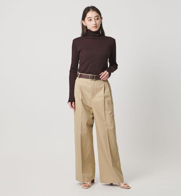 UNITED ARROWS「コットン テレコ タートル カットソー」|Tシャツ・カットソー|